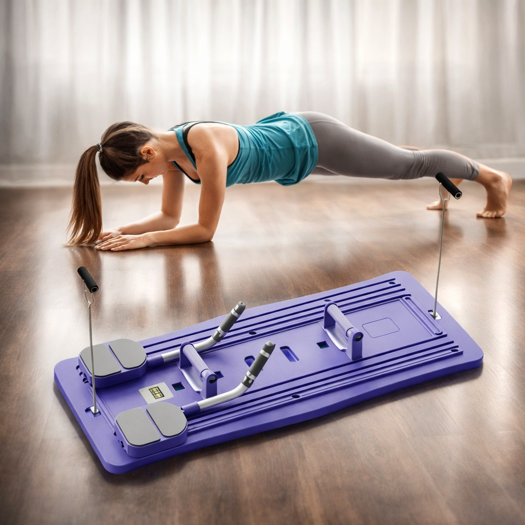 Pilates Board - #2026 Upgraded 5 In 1 Pilates Board (100+ Exercises)