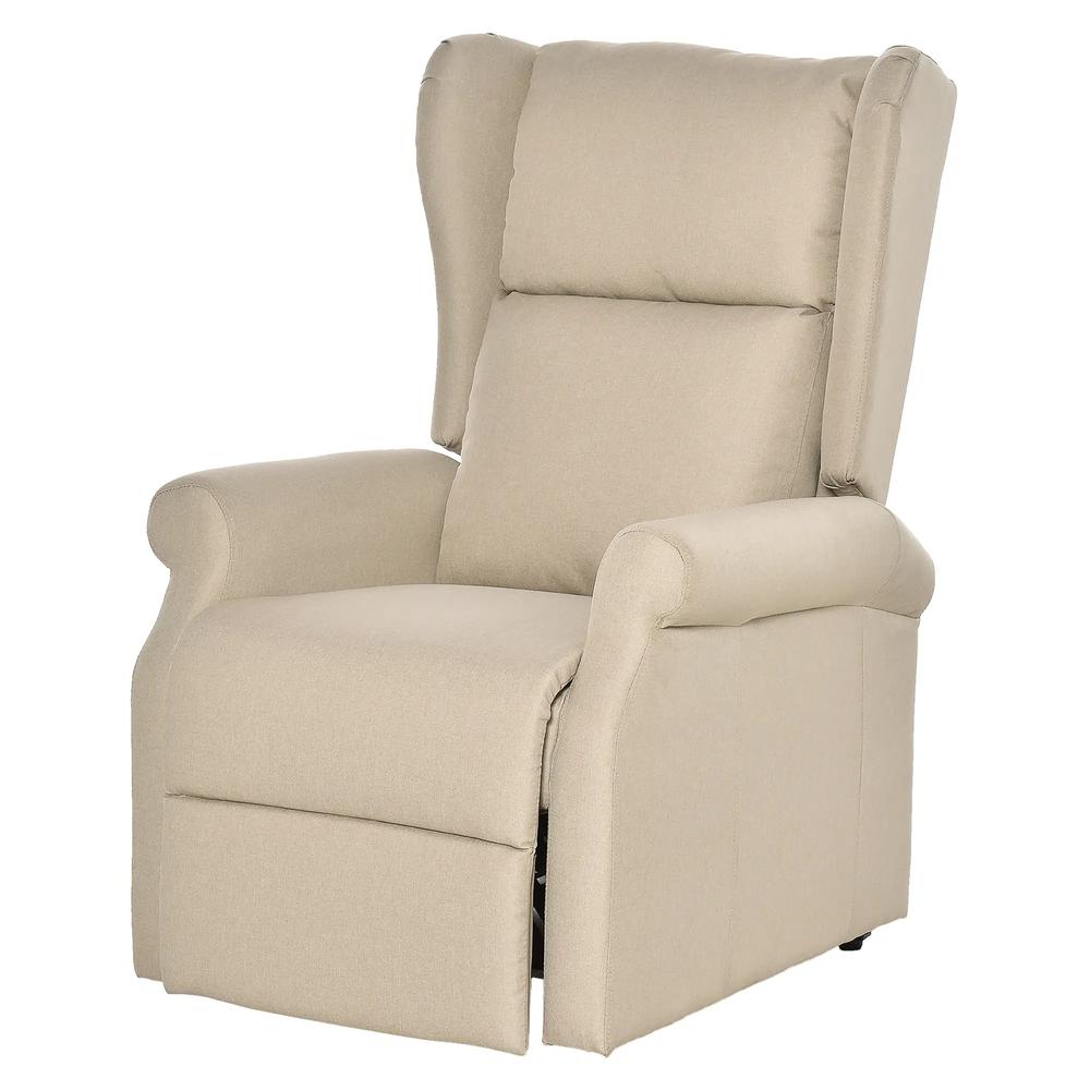 HOMCOM Power Lift Recliner Armchair, Electric Lift Chair for Elderly, Fabric Riser and Reclining Chair with Remote Control, Side Pockets, Extended Footrest, for Living Room Additional View 36