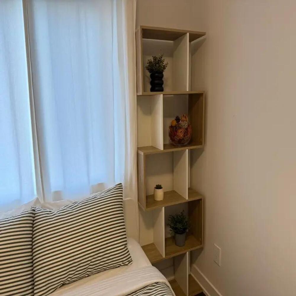 HOMCOM Bookcase, S-Shaped Wooden Bookshelf, 5/6 Tiers Freestanding Storage Shelf, Home Office Decorative Display Stand Rack, 24D x 60W x 184.5H Additional View 37