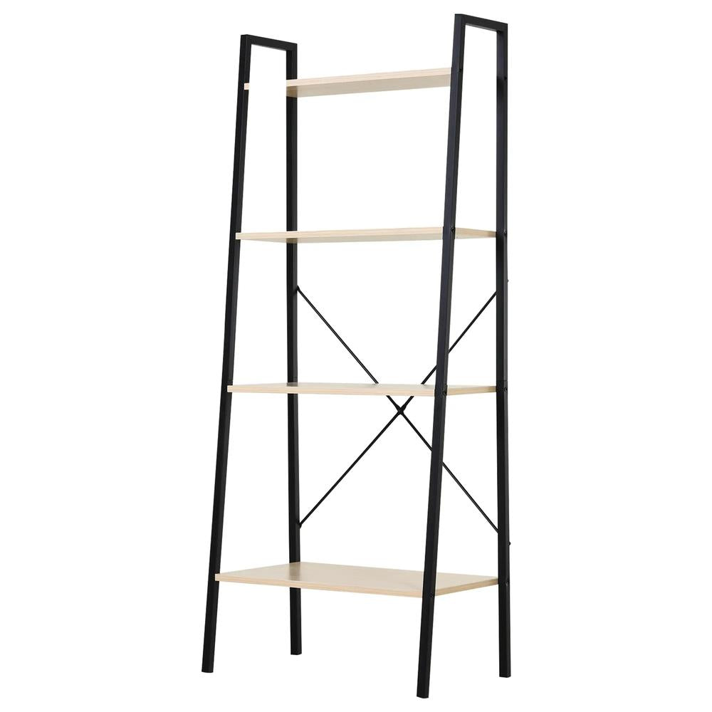 HOMCOM Ladder Shelf, Bookshelf, 4-Tier Industrial Storage Rack for Living Room, Bedroom, Kitchen Additional View 21