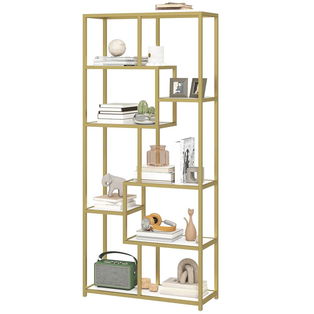 HOMCOM Seven-Tier Geometric Bookcase Additional View 33