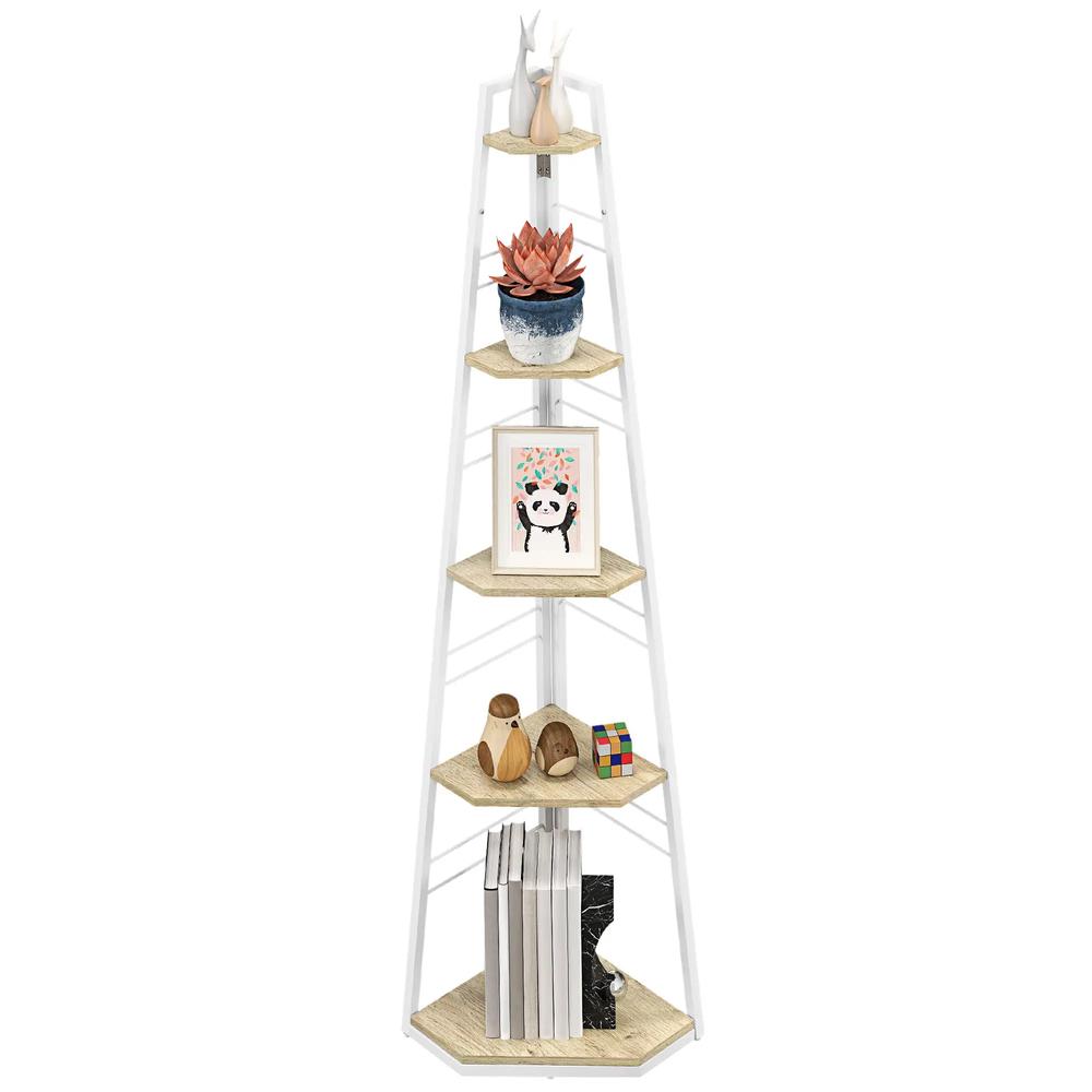 HOMCOM Five-Tier Corner Shelf Additional View 22
