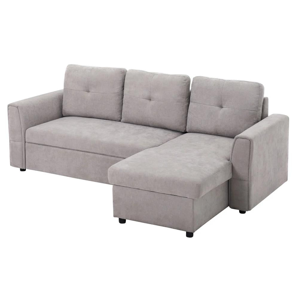 HOMCOM 3 Seater Sofa Bed, Pull Out Sofa Bed with Storage for Living Room Additional View 25