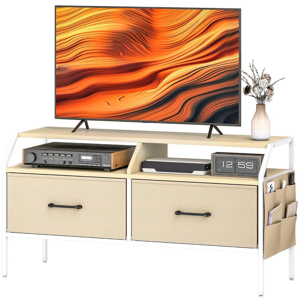 HOMCOM Industrial-Style TV Stand Cabinet Additional View 22