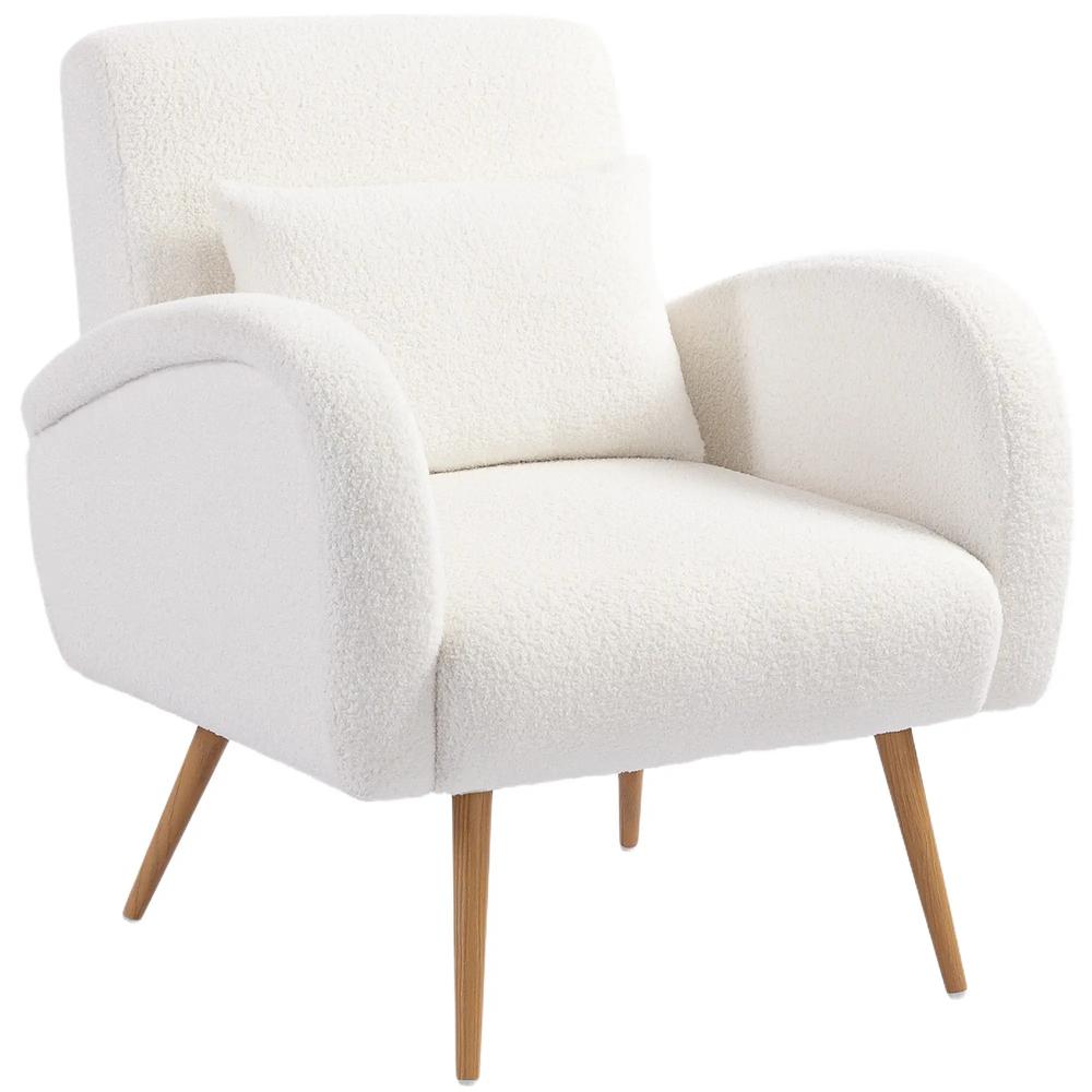 HOMCOM Teddy Fleece Accent Chair Additional View 25