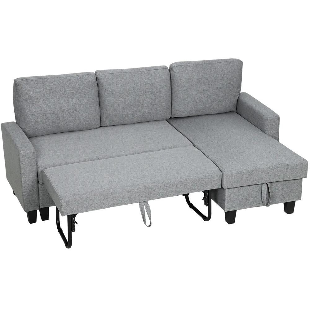 HOMCOM Three-Seater Storage Sofa Bed Additional View 24