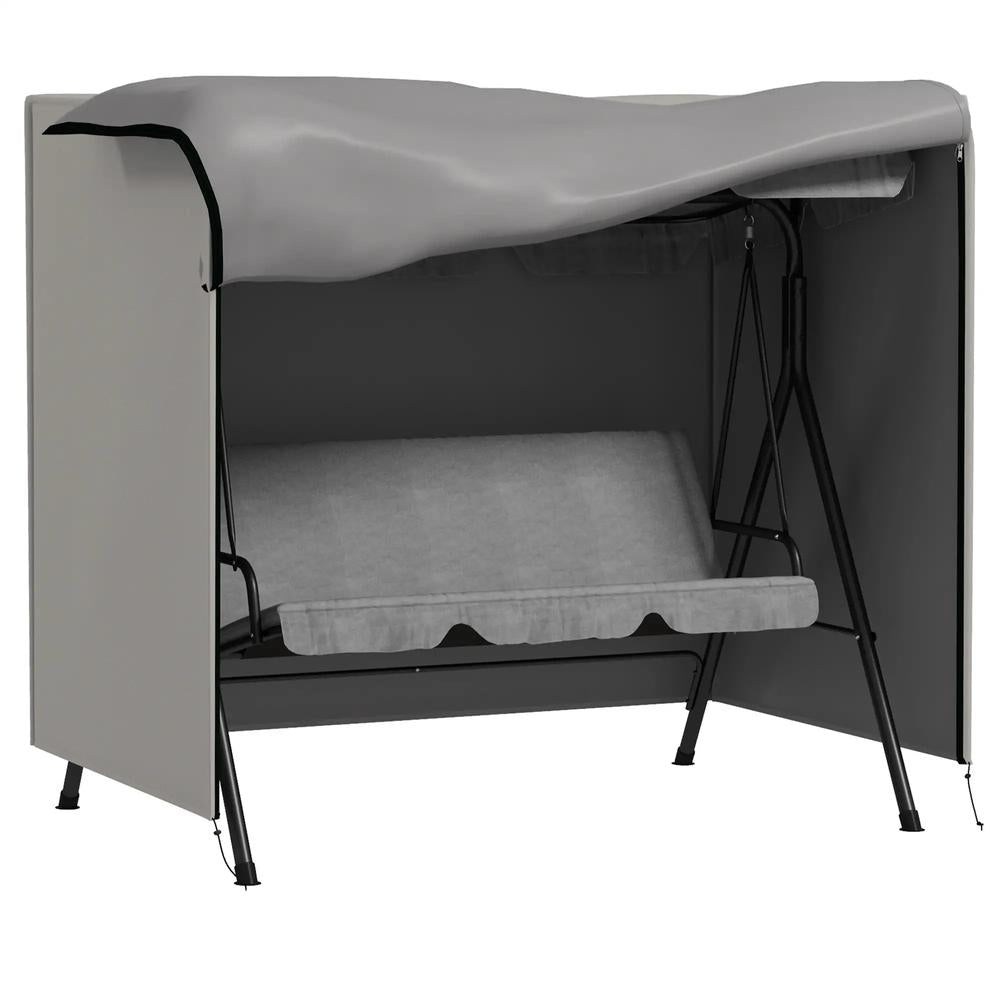 Outsunny 152 x 177cm Three-Seater Swing Chair Protective Cover 34