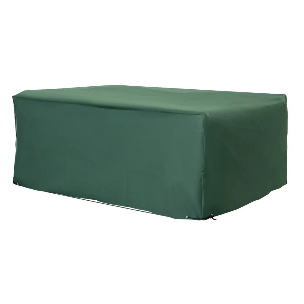 Outsunny Outdoor Garden Furniture Cover Waterproof, Anti-UV 600D Heavy Duty Oxford Fabric Patio Furniture Cover for Rectangular Sofa Table Set, Green, 205 x 145 x 70 cm 10