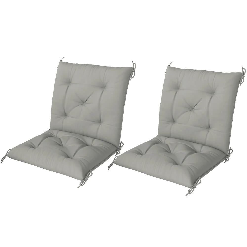 Outsunny Set of Two Outdoor Seat Cushions 30