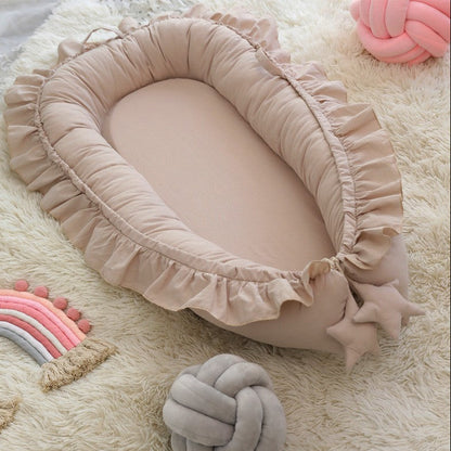 Baby Nest - #2026 Upgraded 100% Cotton Extra Comfortable Baby Lounger