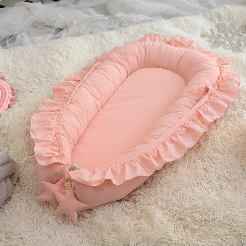 Baby Nest - #2026 Upgraded 100% Cotton Extra Comfortable Baby Lounger