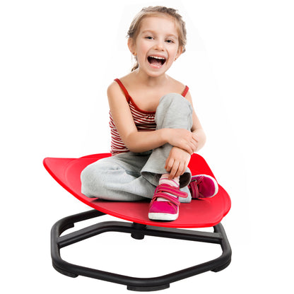Red Sensory Spinning Chair Kids Coordination Balance 