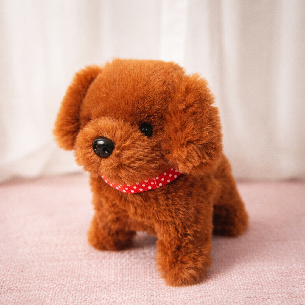Dark Brown Robotic Puppy - #2026 Upgraded Realistic Interactive Puppy Toy