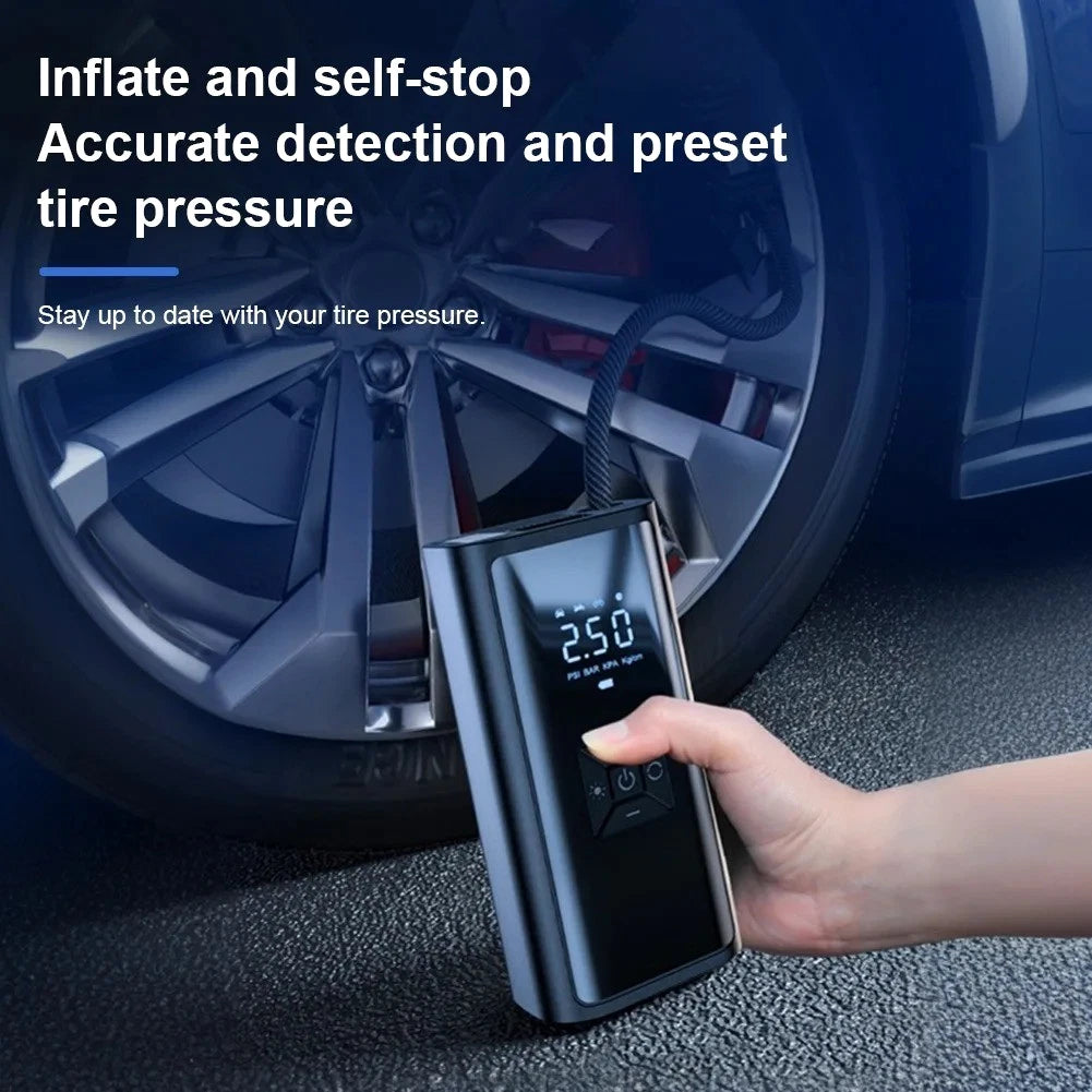 Cordless Tyre Inflator #2026 Upgraded Car Tyre Pump (6000mAh Battery)