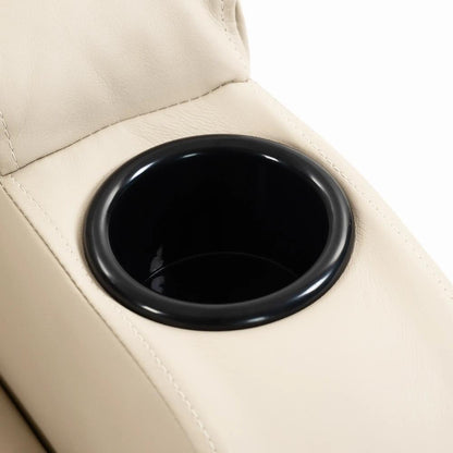 HOMCOM PU Leather Recliner Chair, Recliner Armchair with Extended Footrest, Cup Holders and Side Pockets Additional View 40