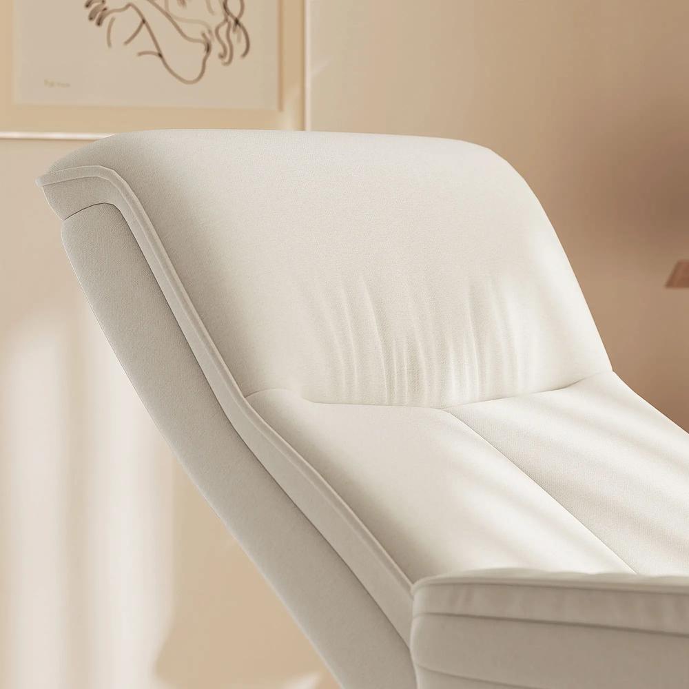 HOMCOM 10-Point Massage Recliner Armchair - Cream Additional View 8