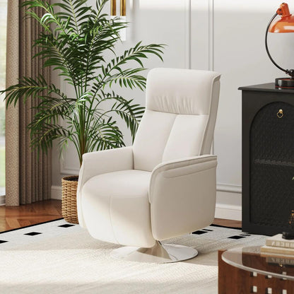 HOMCOM 10-Point Massage Recliner Armchair - Cream Additional View 10