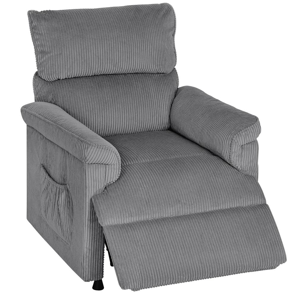 HOMCOM Corduroy Electric Massage Recliner Additional View 12