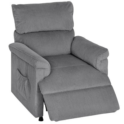 HOMCOM Corduroy Electric Massage Recliner Additional View 12
