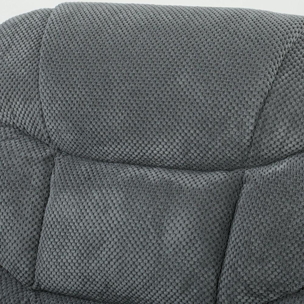 HOMCOM Recliner Armchair with Vibration Massage, Heat, Whisper-Quiet Motor, Memory Function, Power Reclining Chair, Dark Grey Additional View 12