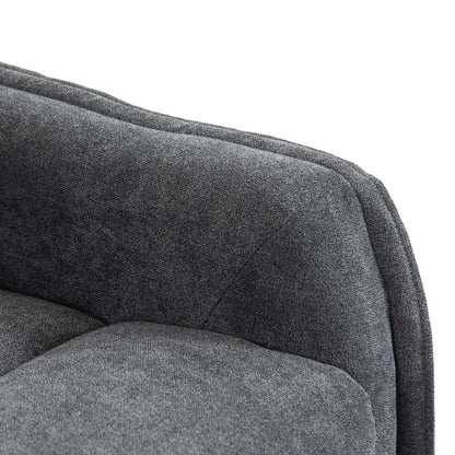 HOMCOM Recliner Armchair, Chenille Recliner Chair with Massage and Heat, 360&deg; Swivel Rocking Manual Recliner Additional View 12