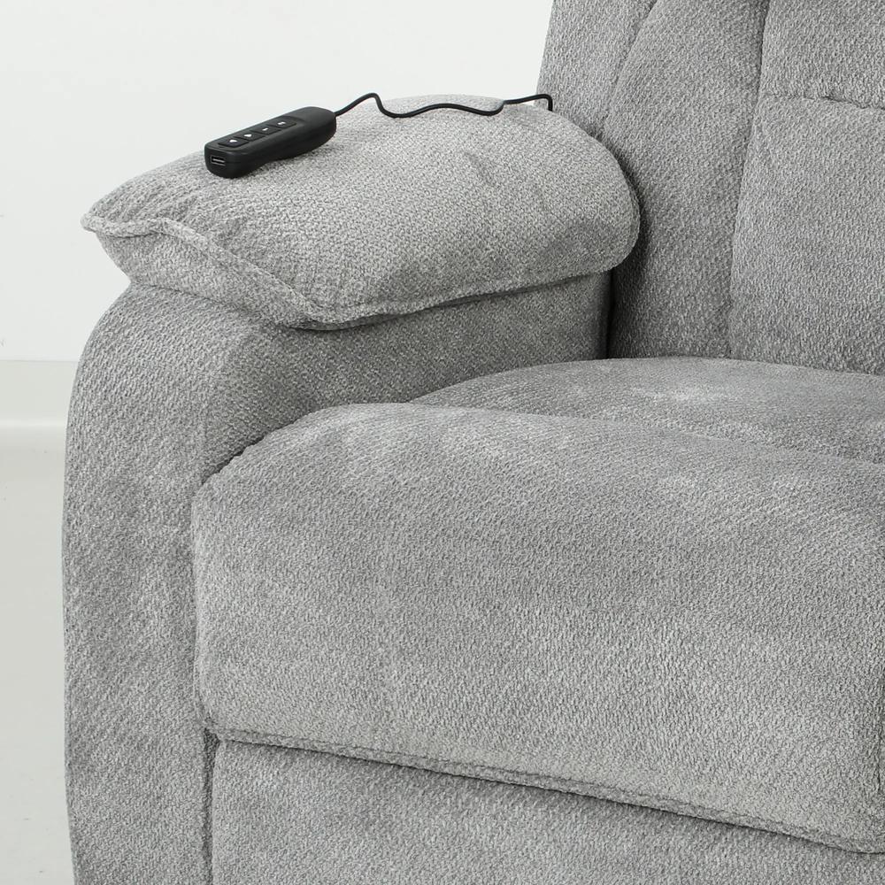 HOMCOM Power Recliner Armchair with Massage and Heat, Electric Reclining Chair with Wide Spring Seat Additional View 13