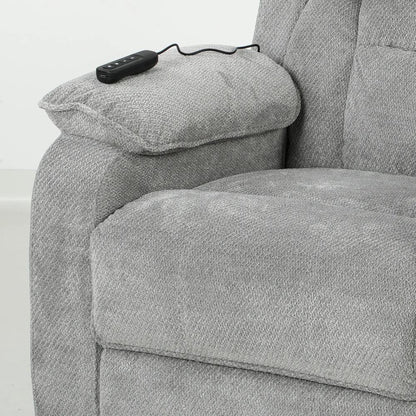HOMCOM Power Recliner Armchair with Massage and Heat, Electric Reclining Chair with Wide Spring Seat Additional View 13