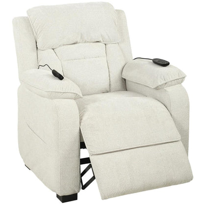 HOMCOM Power Recliner Armchair with Massage and Heat, Electric Reclining Chair with Wide Spring Seat Additional View 16