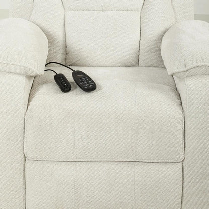 HOMCOM Power Recliner Armchair with Massage and Heat, Electric Reclining Chair with Wide Spring Seat Additional View 28