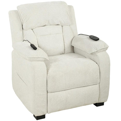 HOMCOM Power Recliner Armchair with Massage and Heat, Electric Reclining Chair with Wide Spring Seat Additional View 30