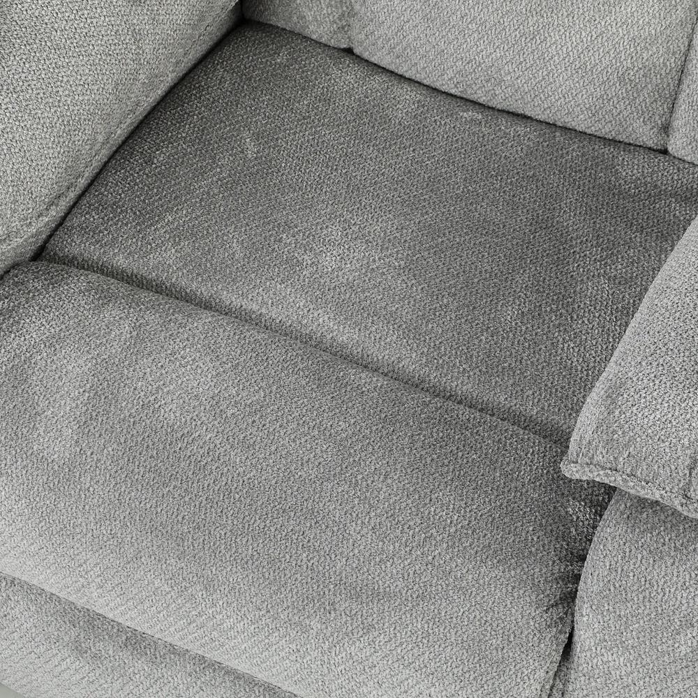 HOMCOM Power Recliner Armchair with Massage and Heat, Electric Reclining Chair with Wide Spring Seat Additional View 10