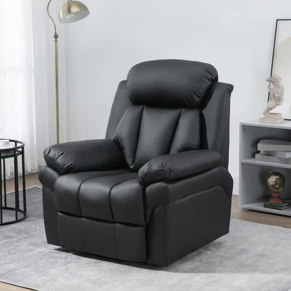 HOMCOM Power Lift Chair Recliner for Elderly, Electric Recliner Chair, Overstuffed Faux Leather Riser and Reclining Armchair with Remote Control, Side Pockets, for Living Room Additional View 10