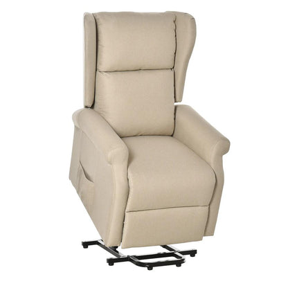 HOMCOM Power Lift Recliner Armchair, Electric Lift Chair for Elderly, Fabric Riser and Reclining Chair with Remote Control, Side Pockets, Extended Footrest, for Living Room Additional View 23
