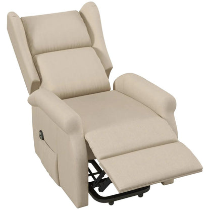 HOMCOM Power Lift Recliner Armchair, Electric Lift Chair for Elderly, Fabric Riser and Reclining Chair with Remote Control, Side Pockets, Extended Footrest, for Living Room Additional View 34