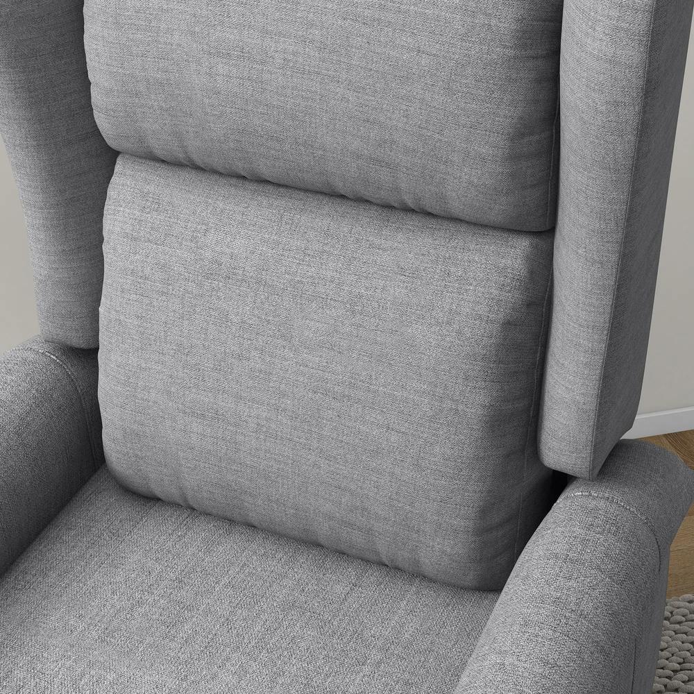 HOMCOM Power Lift Recliner Armchair, Electric Lift Chair for Elderly, Fabric Riser and Reclining Chair with Remote Control, Side Pockets, Extended Footrest, for Living Room Additional View 8