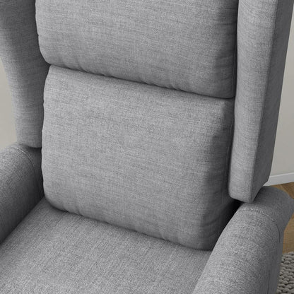 HOMCOM Power Lift Recliner Armchair, Electric Lift Chair for Elderly, Fabric Riser and Reclining Chair with Remote Control, Side Pockets, Extended Footrest, for Living Room Additional View 8