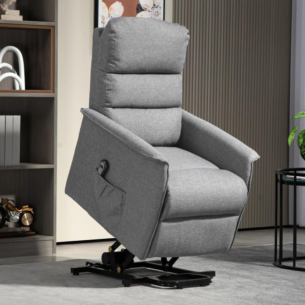 HOMCOM Electric Riser Recline Armchair, with Footrest Additional View 14