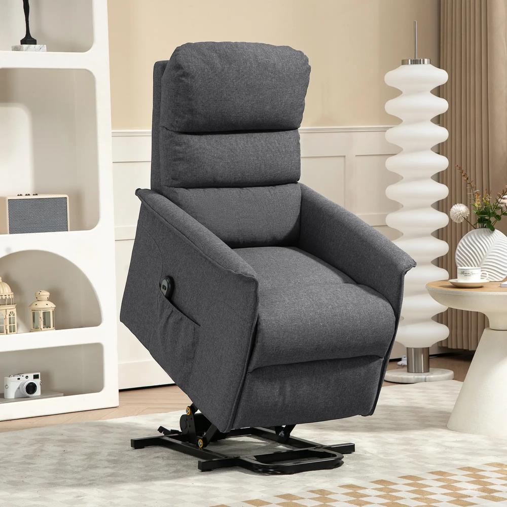 HOMCOM Electric Riser Recline Armchair, with Footrest Additional View 10