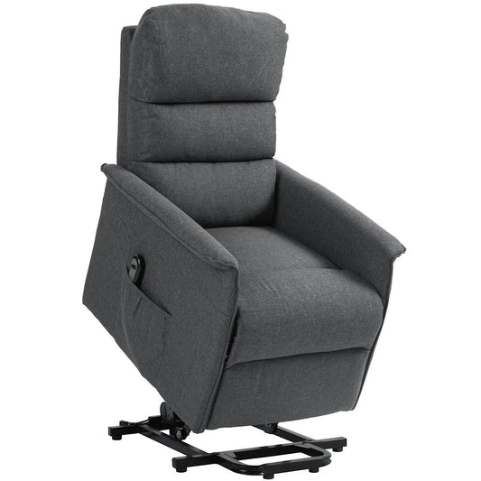 HOMCOM Electric Riser Recline Armchair, with Footrest