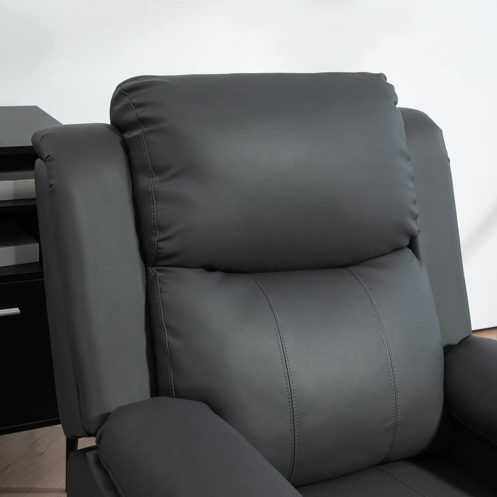 HOMCOM Riser and Recliner Chair with Vibration Massage, PU Leather Power Lift Chair for Elderly 713-091V70 Additional View 18