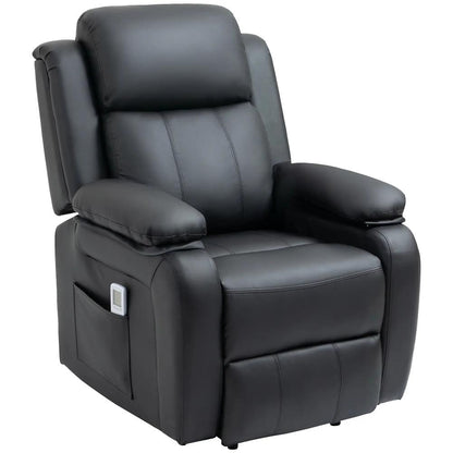 HOMCOM Riser and Recliner Chair with Vibration Massage, PU Leather Power Lift Chair for Elderly 713-091V70 Additional View 10