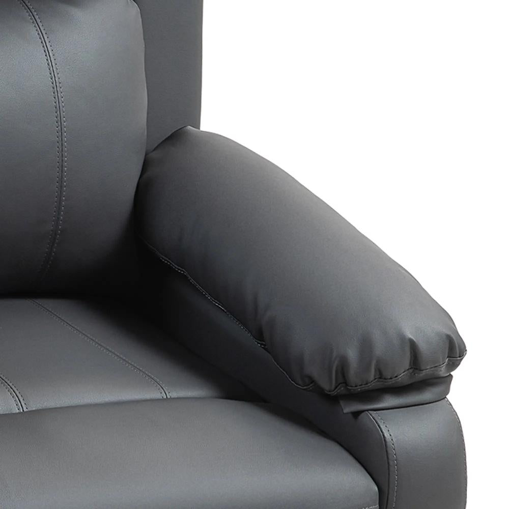 HOMCOM Riser and Recliner Chair with Vibration Massage, PU Leather Power Lift Chair for Elderly 713-091V71 Additional View 12