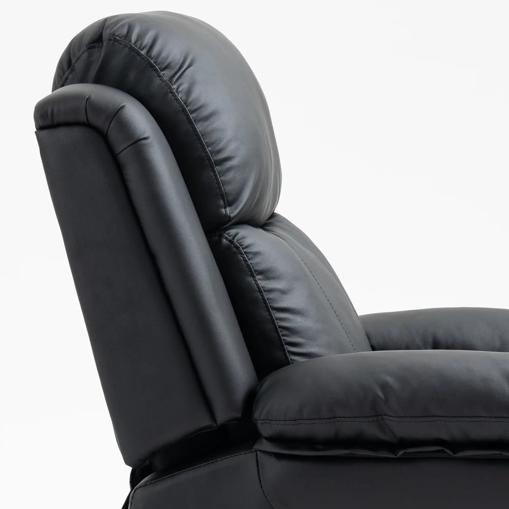 HOMCOM Riser and Recliner Chair with Vibration Massage, PU Leather Power Lift Chair for Elderly 713-091V71 Additional View 26