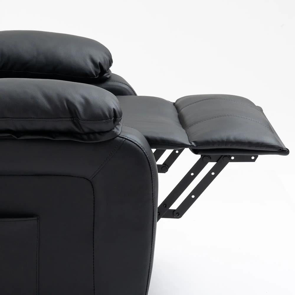 HOMCOM Riser and Recliner Chair with Vibration Massage, PU Leather Power Lift Chair for Elderly 713-091V71 Additional View 27