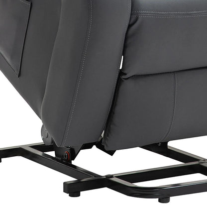HOMCOM Riser and Recliner Chair with Vibration Massage, PU Leather Power Lift Chair for Elderly 713-091V71 Additional View 10