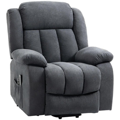 HOMCOM Power Lift Recliner Chair with Vibration Massage, Lift Chair for Elderly with Footrest, Remote, Side Pocket Additional View 12