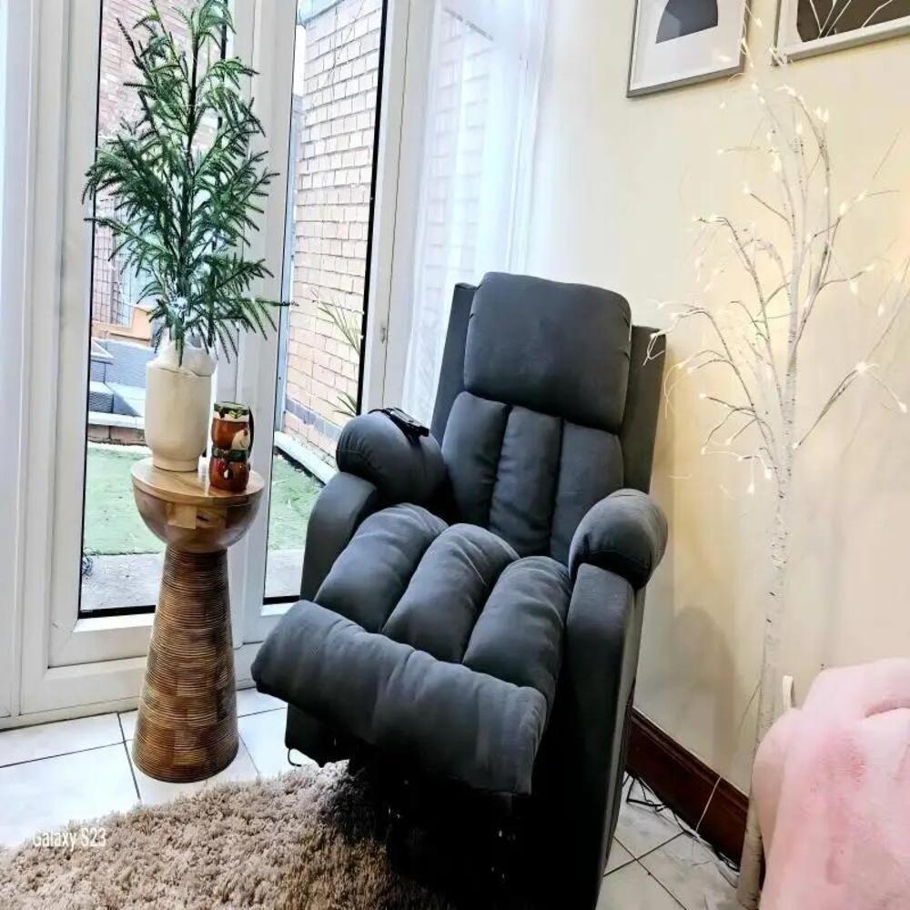 HOMCOM Power Lift Recliner Chair with Vibration Massage, Lift Chair for Elderly with Footrest, Remote, Side Pocket Additional View 13