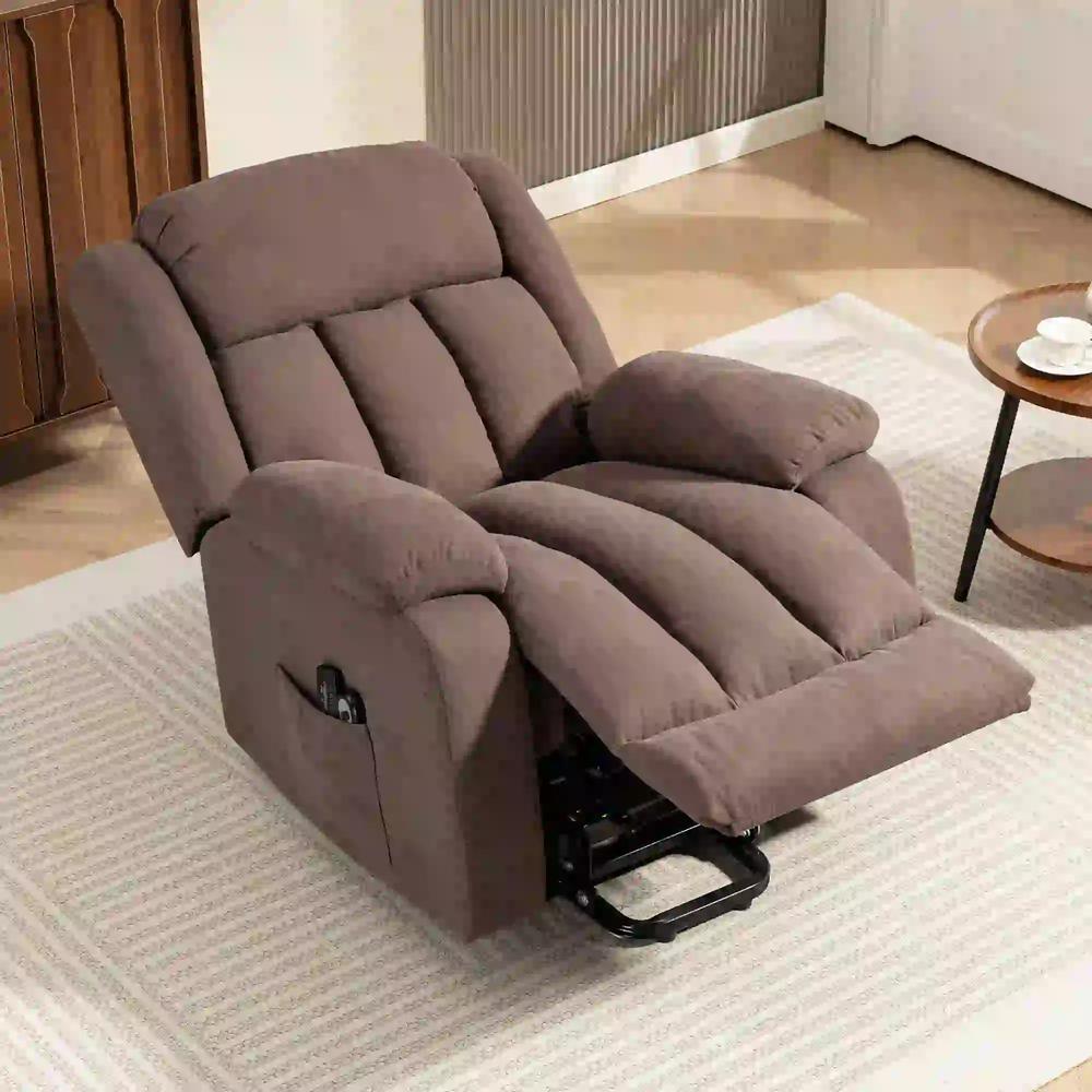HOMCOM Power Lift Recliner Chair with Vibration Massage, Lift Chair for Elderly with Footrest, Remote, Side Pocket Additional View 21