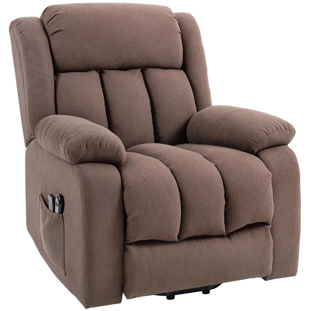 HOMCOM Power Lift Recliner Chair with Vibration Massage, Lift Chair for Elderly with Footrest, Remote, Side Pocket Additional View 26