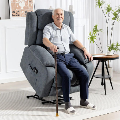 HOMCOM Power Lift Recliner Chair with Vibration Massage, Lift Chair for Elderly with Footrest, Remote, Side Pocket Additional View 29